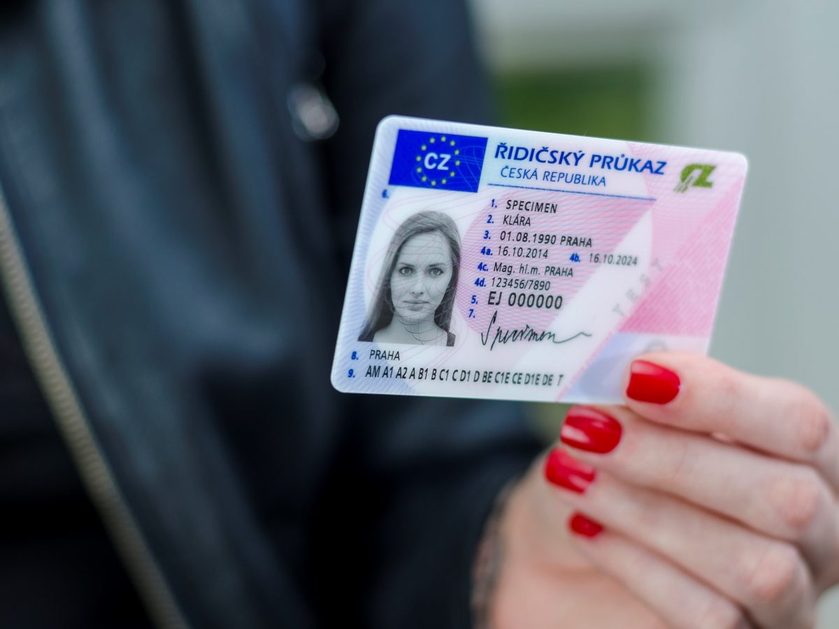 Check your driving licence validity Státní tiskárna cenin