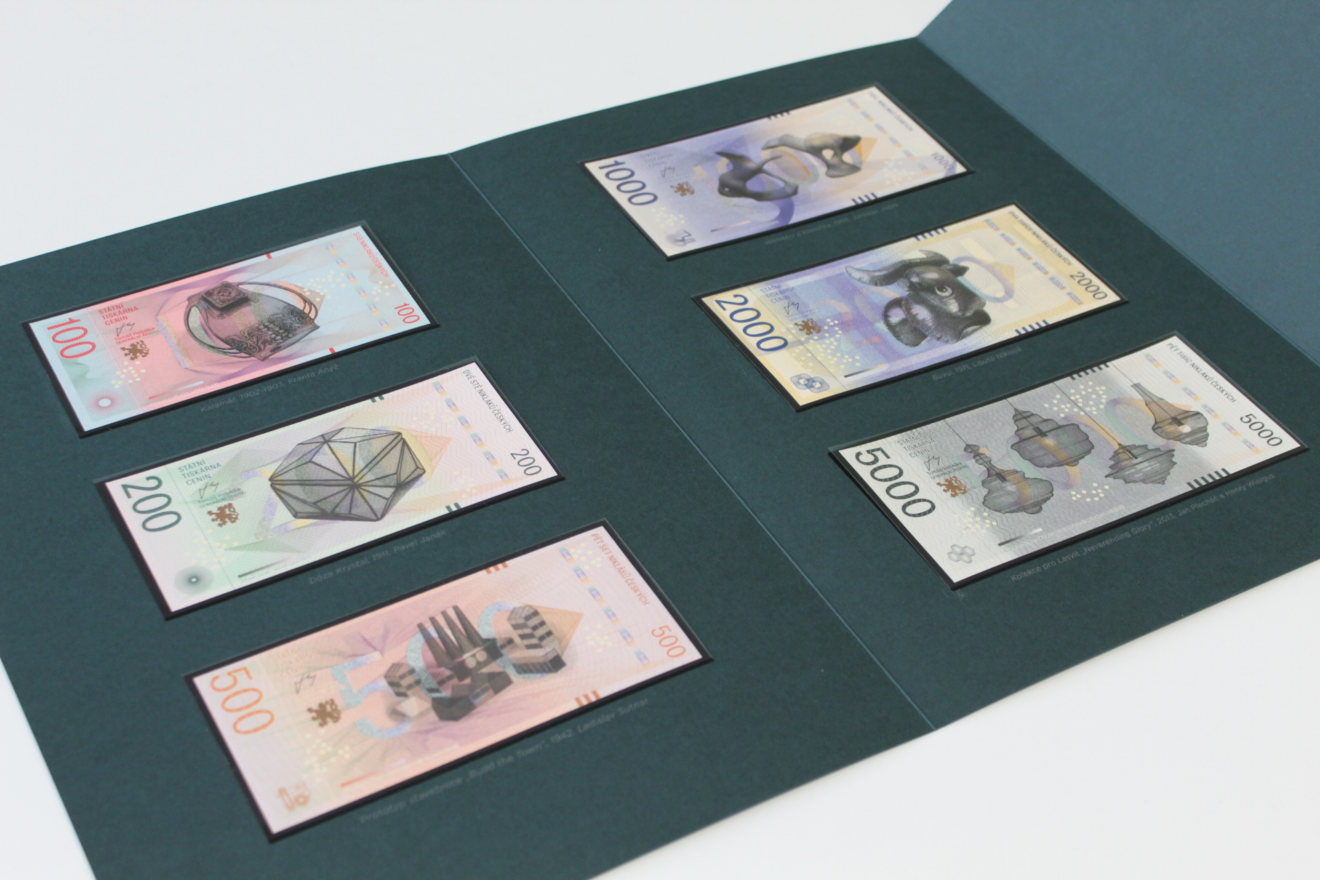 A comprehensive collection of student banknote designs has been released