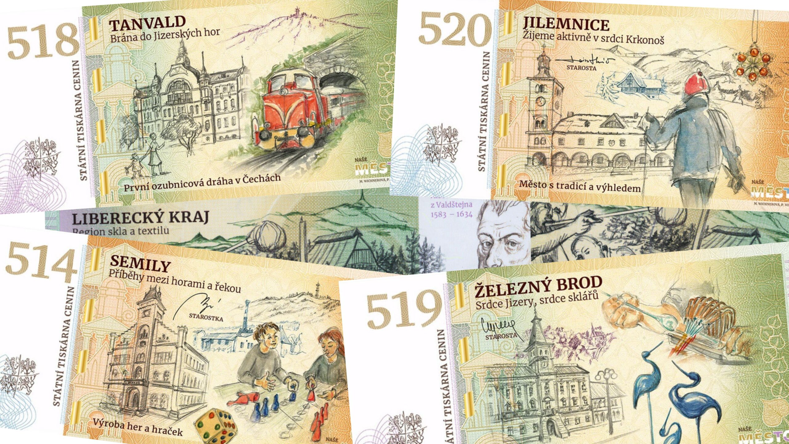 Umění, řemeslo a příběhy měst: Nová emise pamětních listů Naše města je tu!