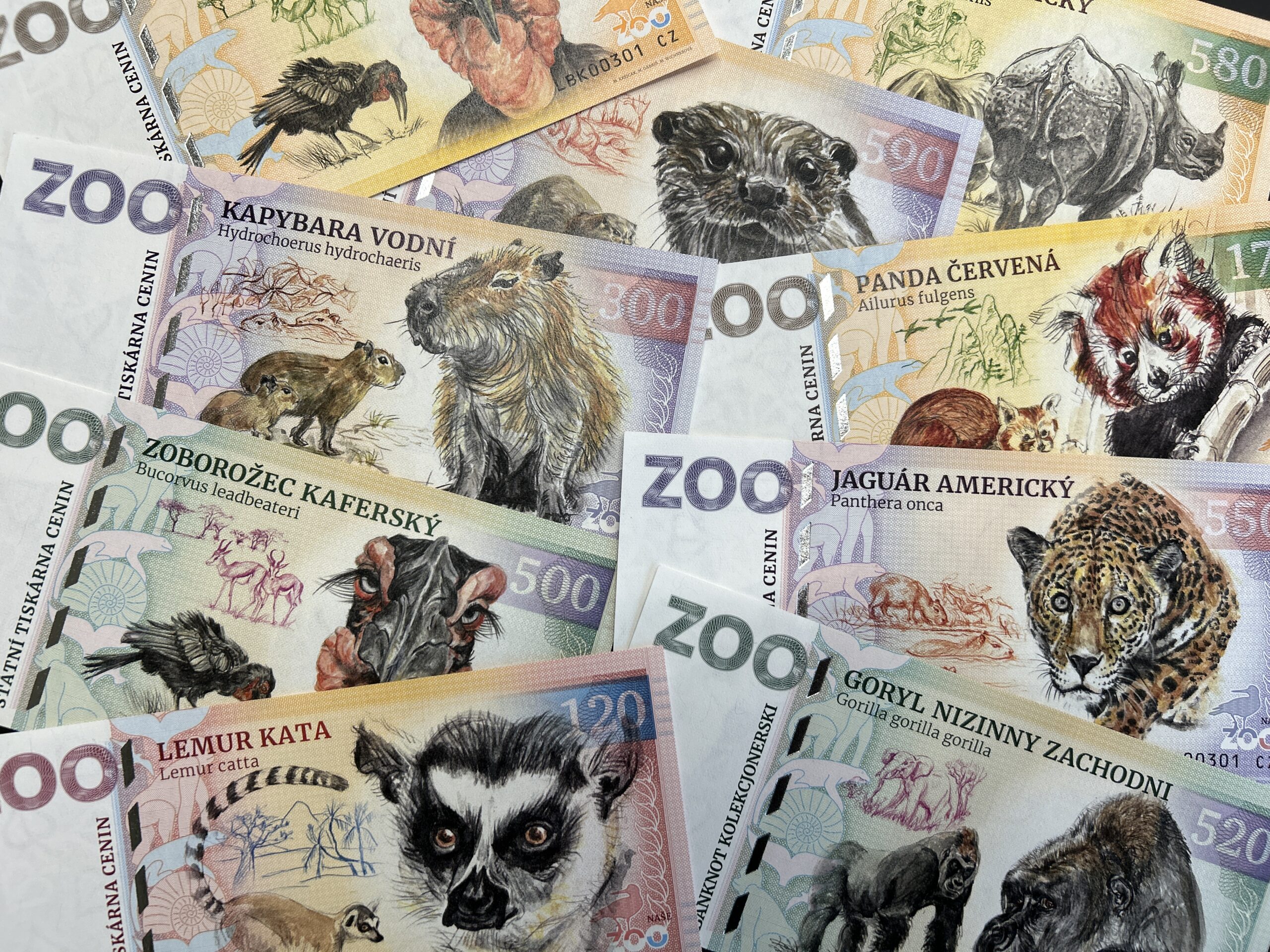 Přidáváme další kousky do&nbsp;kolekce pamětních listů „Naše ZOO“!