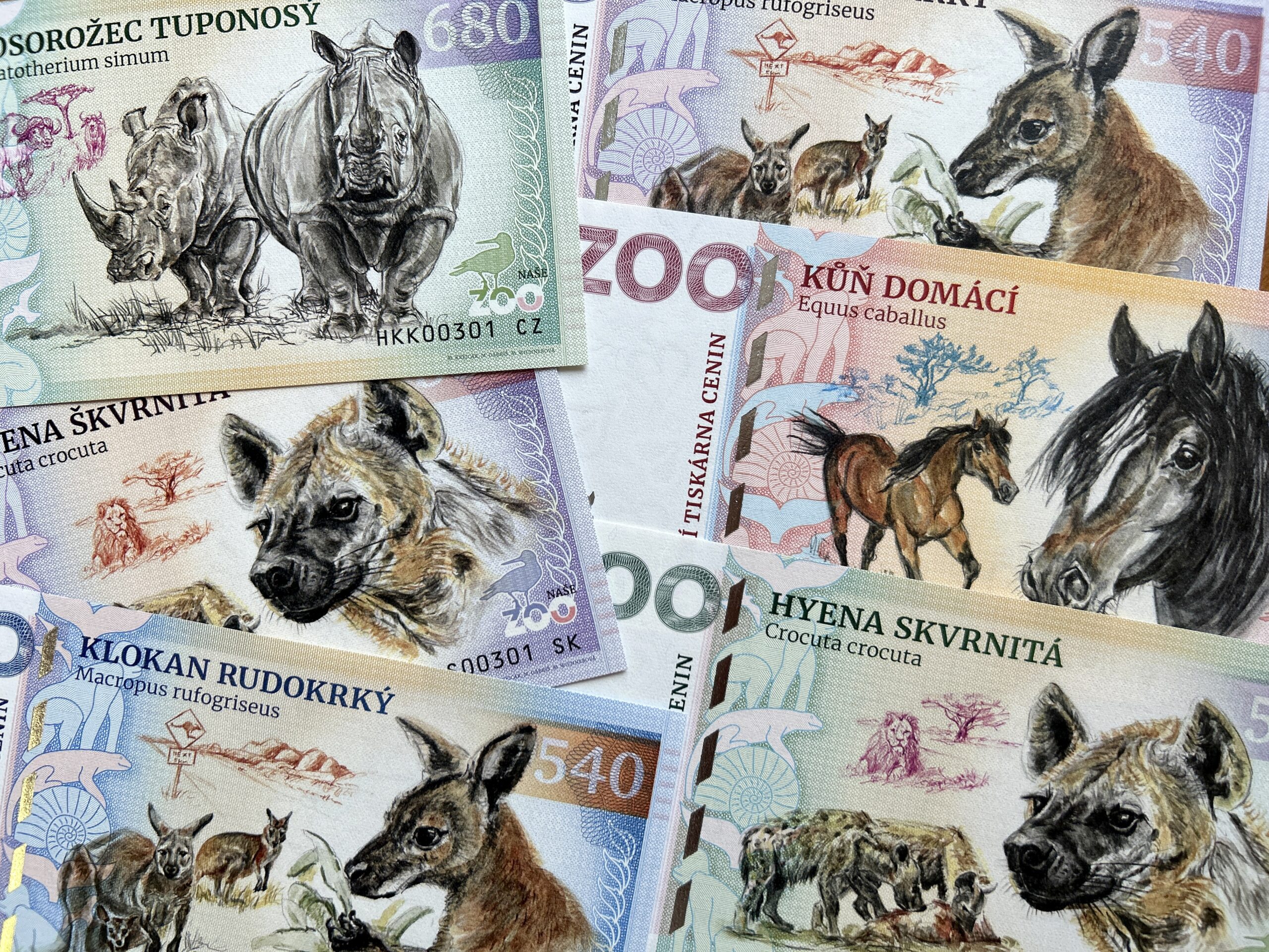 Přidáváme další kousky do&nbsp;kolekce pamětních listů „Naše ZOO“!